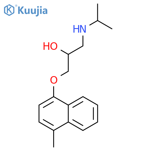 2-Propanol,1-[(1-methylethyl)amino]-3-[(4-methyl-1-naphthalenyl)oxy]- structure