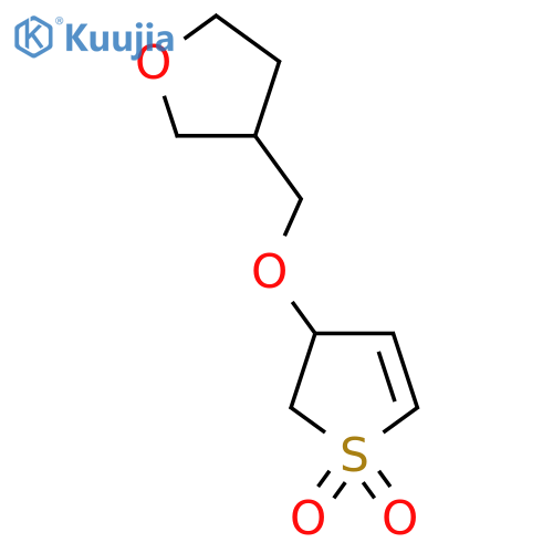 3-(oxolan-3-yl)methoxy-2,3-dihydro-1lambda6-thiophene-1,1-dione structure