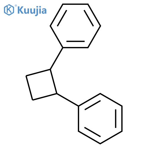 trans-1,2-Diphenylcyclobutane structure