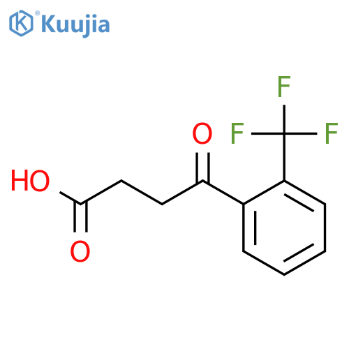 4-Oxo-4-(2-trifluoromethylphenyl)butyric acid structure