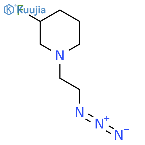 1-(2-Azidoethyl)-3-fluoropiperidine structure