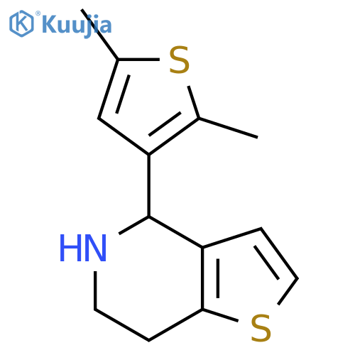 4-(2,5-dimethylthiophen-3-yl)-4H,5H,6H,7H-thieno3,2-cpyridine structure