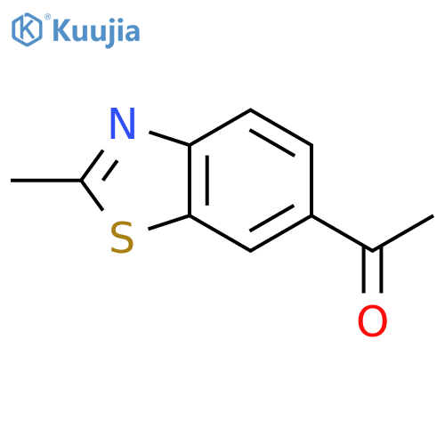 Ethanone,1-(2-methyl-6-benzothiazolyl)- structure