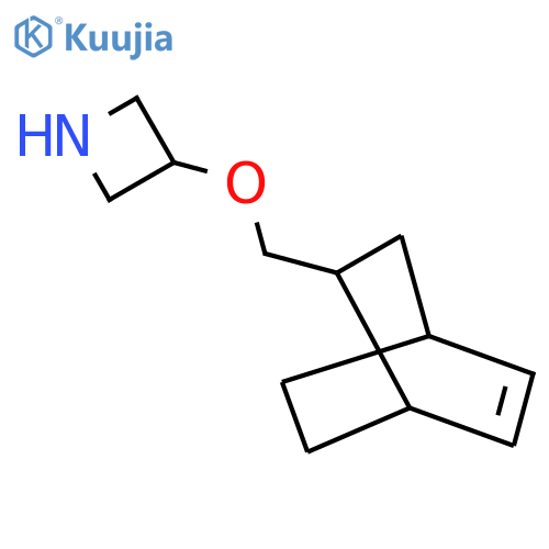3-({bicyclo2.2.2oct-5-en-2-yl}methoxy)azetidine structure