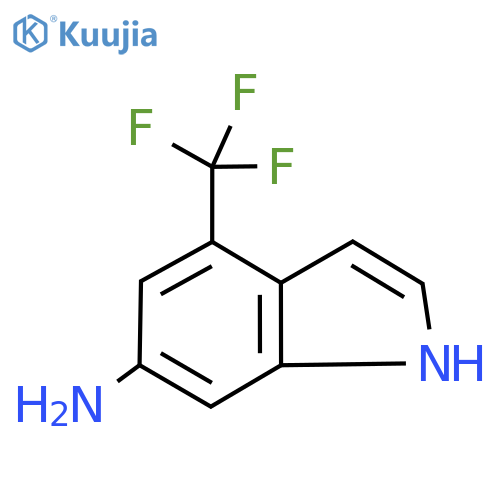 4-(Trifluoromethyl)-1H-indol-6-amine structure