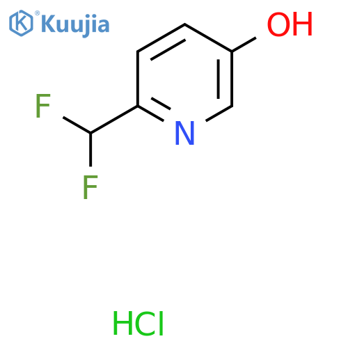 6-(Difluoromethyl)pyridin-3-ol hydrochloride structure