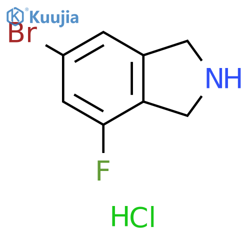 6-Bromo-4-fluoroisoindoline hydrochloride structure