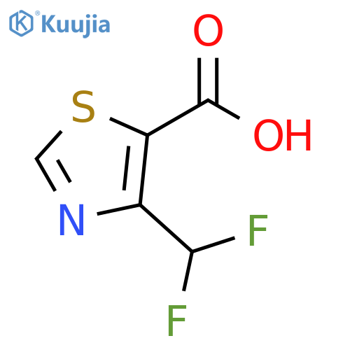 4-(difluoromethyl)-1,3-thiazole-5-carboxylic acid structure