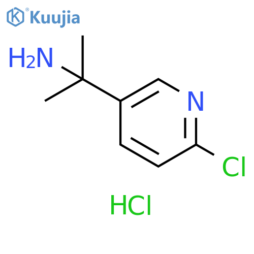 2-(6-Chloropyridin-3-yl)propan-2-amine hydrochloride structure