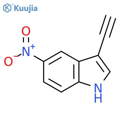 3-Ethynyl-5-nitro-1H-indole structure