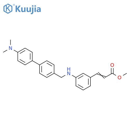 methyl (2E)-3-[3-({[4'-(dimethylamino)biphenyl-4-yl]methyl}amino)phenyl]acrylate structure