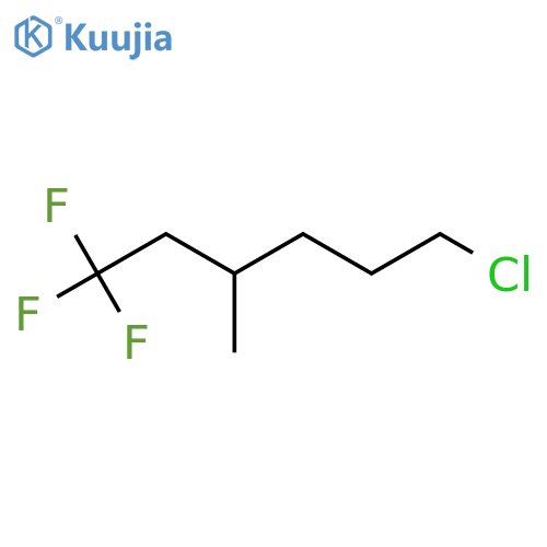 6-Chloro-1,1,1-trifluoro-3-methylhexane structure
