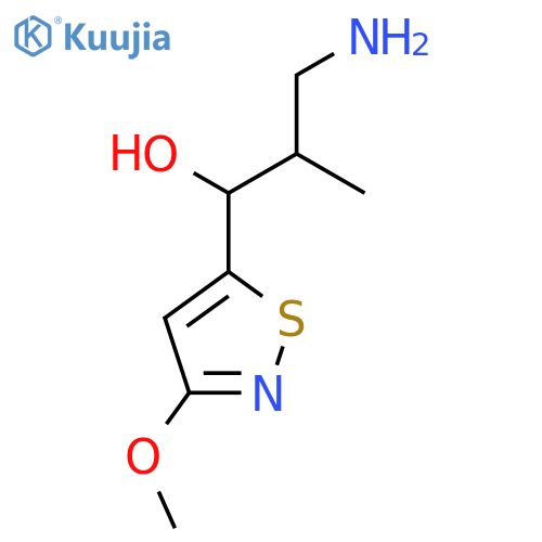 5-Isothiazolemethanol, α-(2-amino-1-methylethyl)-3-methoxy- structure