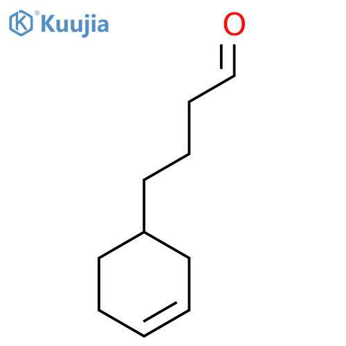 4-(cyclohex-3-en-1-yl)butanal structure