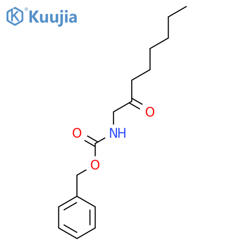 benzyl N-(2-oxooctyl)carbamate structure