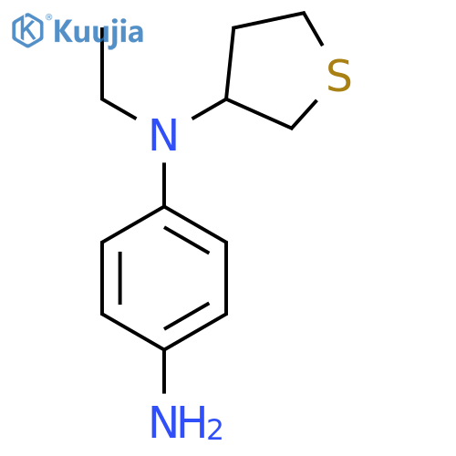 N1-Ethyl-N1-(tetrahydrothiophen-3-yl)benzene-1,4-diamine structure