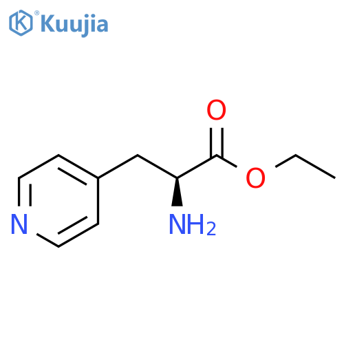 4-Pyridinepropanoic acid, α-amino-, ethyl ester, (S)- (9CI) structure