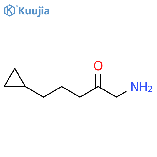 2-Pentanone, 1-amino-5-cyclopropyl- structure