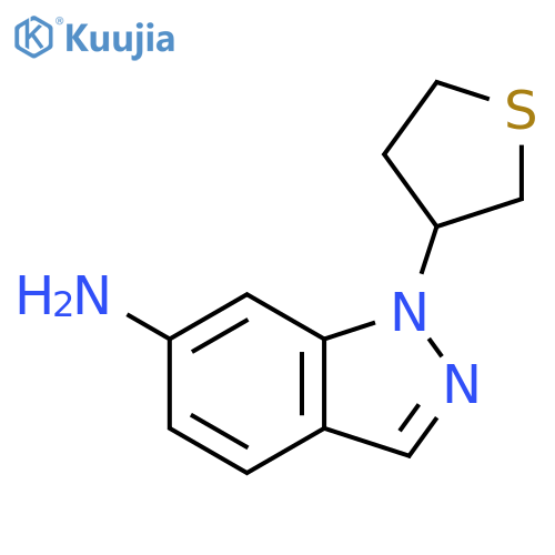 1-(thiolan-3-yl)-1H-indazol-6-amine structure