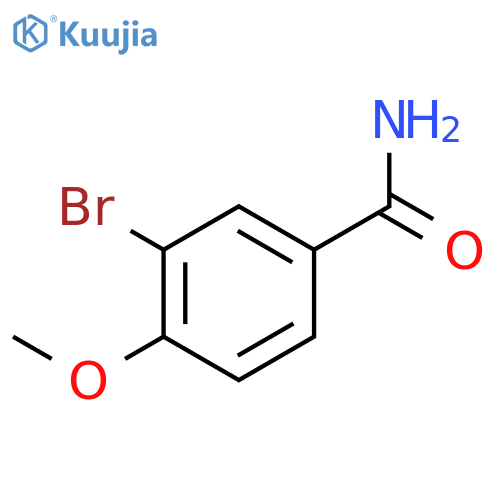 3-Bromo-4-methoxybenzamide structure