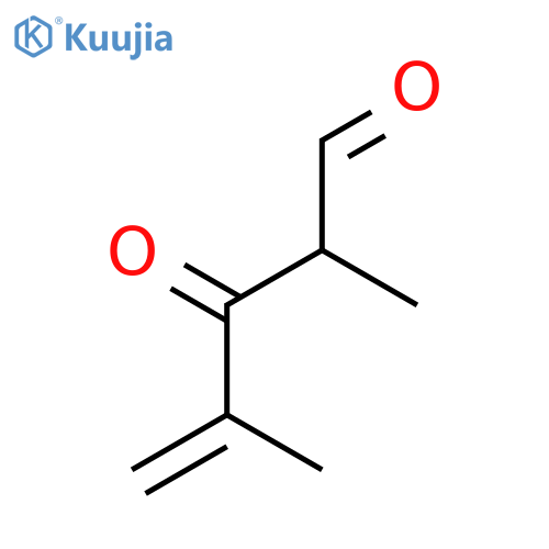 4-Pentenal, 2,4-dimethyl-3-oxo- structure