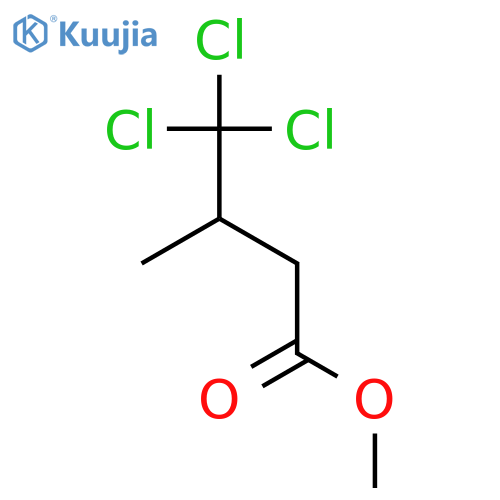 Methyl 4,4,4-trichloro-3-methylbutanoate structure
