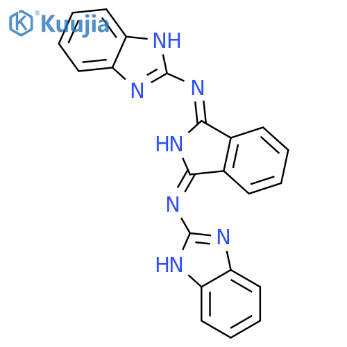 1H-Benzimidazol-2-amine, N,N'-1H-isoindole-1,3(2H)-diylidenebis- structure