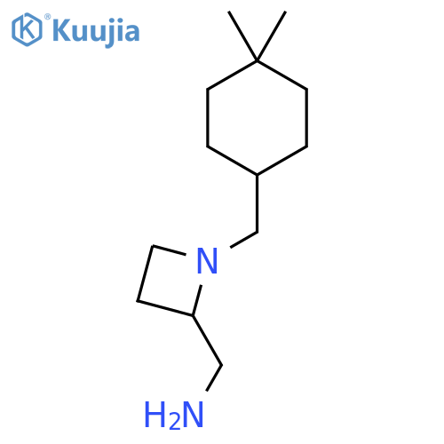{1-(4,4-dimethylcyclohexyl)methylazetidin-2-yl}methanamine structure