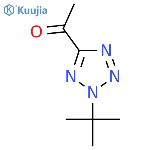 1-(2-tert-butyl-2H-1,2,3,4-tetrazol-5-yl)ethan-1-one structure
