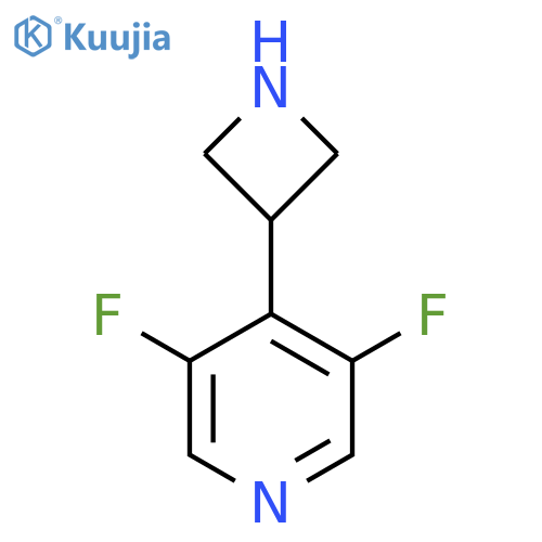 4-(azetidin-3-yl)-3,5-difluoropyridine structure