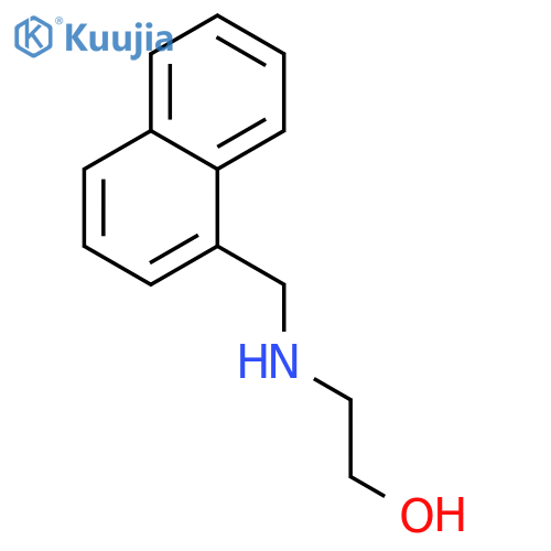 2-[(1-naphthylmethyl)amino]ethanol structure