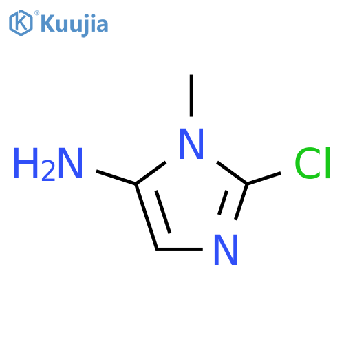 2-chloro-1-methyl-1H-imidazol-5-amine structure