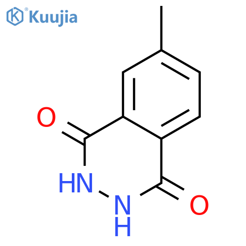 2,3-dihydro-6-methyl-1,4-Phthalazinedione structure