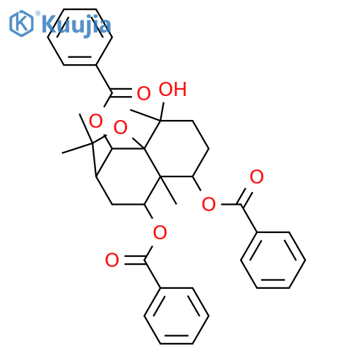 1,4,6,9-Tetrahydroxydihydro-β-agarofuran; (1α,4β,6β,9β)-form, 1,6,9-Tribenzoyl structure