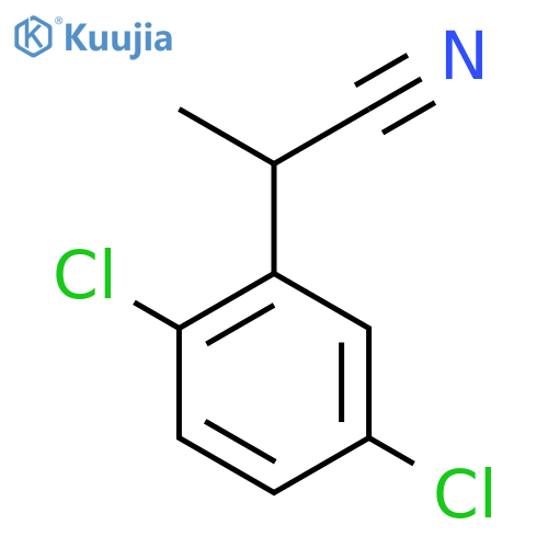 2-(2,5-dichlorophenyl)propanenitrile structure