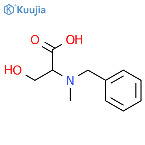 N-Benzyl-N-methyl-L-serine structure
