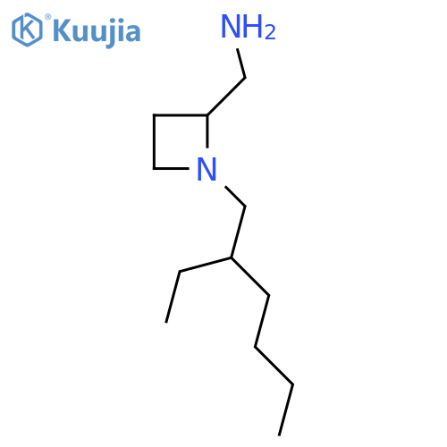 1-(2-ethylhexyl)azetidin-2-ylmethanamine structure