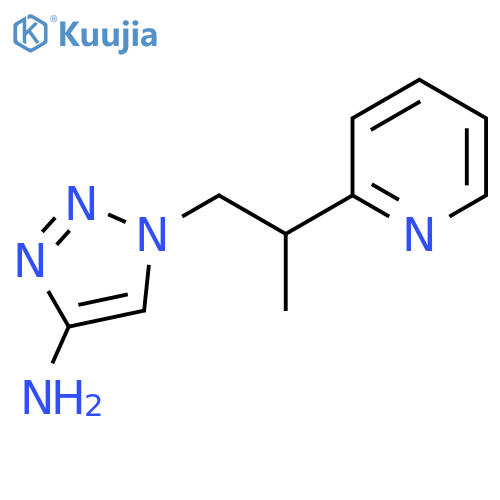 1-2-(pyridin-2-yl)propyl-1H-1,2,3-triazol-4-amine structure