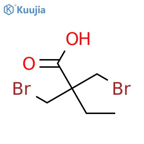 Butanoic acid, 2,2-bis(bromomethyl)- structure