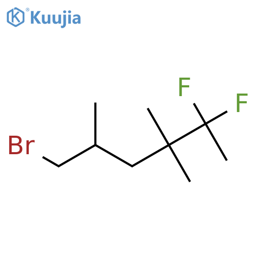Hexane, 1-bromo-5,5-difluoro-2,4,4-trimethyl- structure