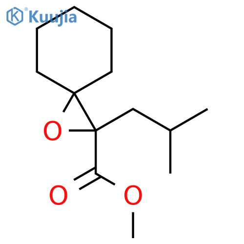 Methyl 2-(2-methylpropyl)-1-oxaspiro[2.5]octane-2-carboxylate structure