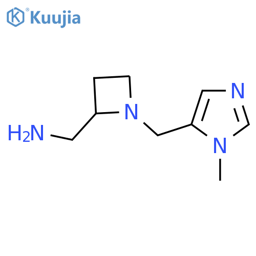{1-(1-methyl-1H-imidazol-5-yl)methylazetidin-2-yl}methanamine structure