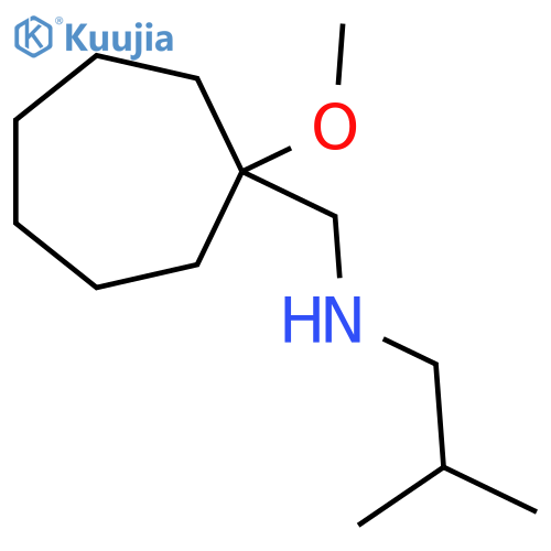 (1-methoxycycloheptyl)methyl(2-methylpropyl)amine structure