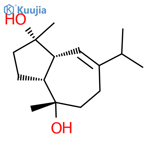 1αH,5αH-Guaia-6-ene-4β,10β-diol structure
