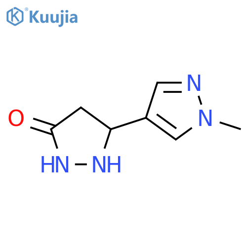 5-(1-methyl-1H-pyrazol-4-yl)pyrazolidin-3-one structure