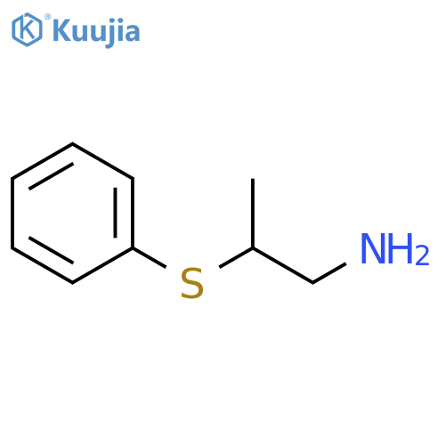 (1-aminopropan-2-yl)sulfanylbenzene structure