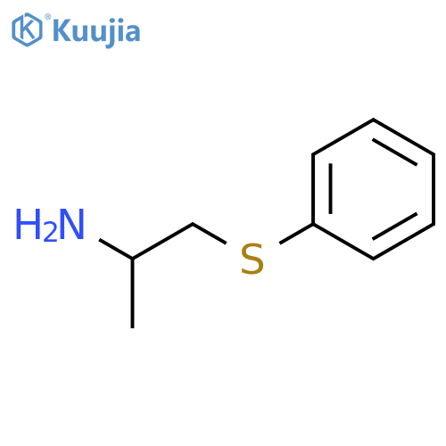 1-(phenylsulfanyl)propan-2-amine structure