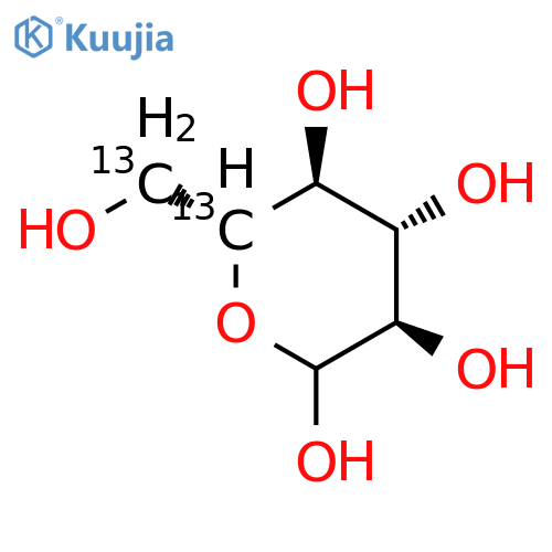 D-Glucose-1-13C-2-C-d structure