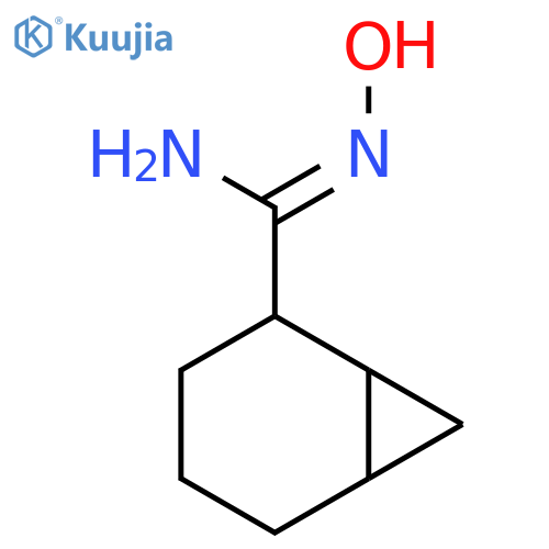 N'-hydroxybicyclo4.1.0heptane-2-carboximidamide structure