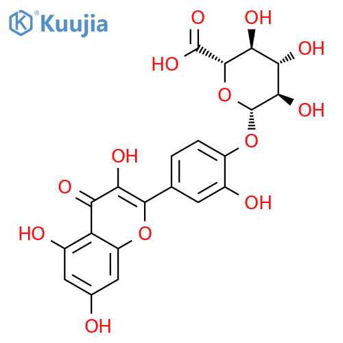 Quercetin 4'-glucuronide structure